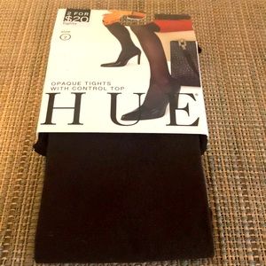 Hue dark brown tights opaque
